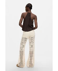 Desigual Women's Crochet Trousers