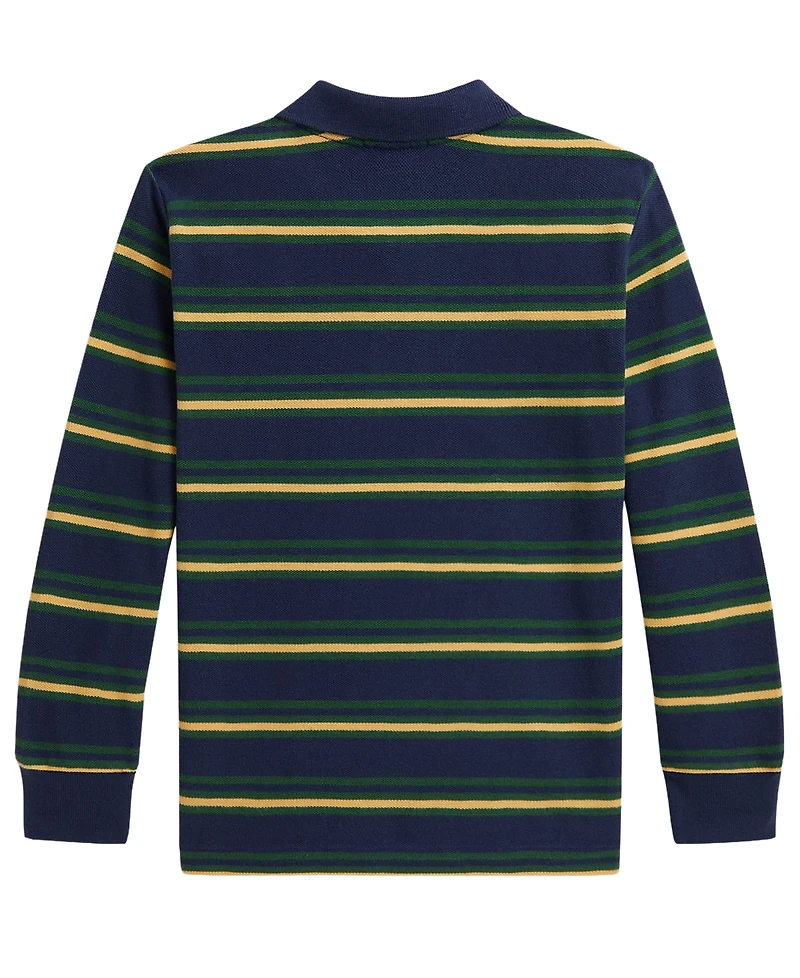 Polo Ralph Lauren Boys' 2T-7 Striped Mesh Shirt
