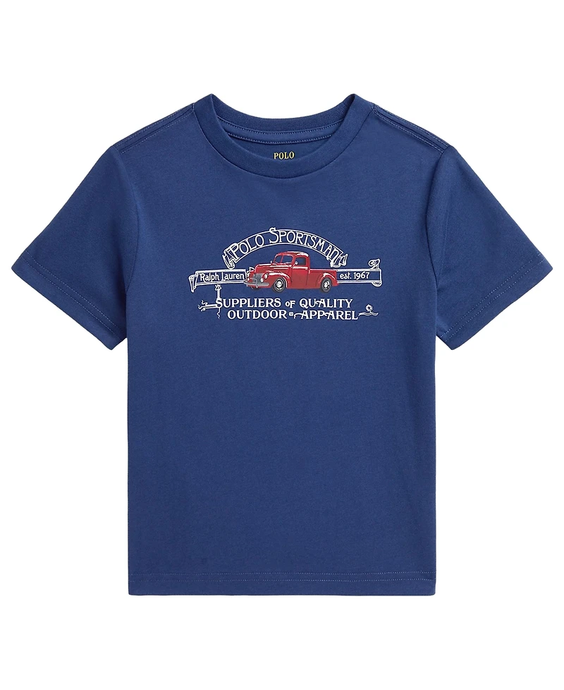 Polo Ralph Lauren Boys' 2T-7 Sportsman Jersey T-Shirt