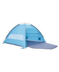 Sevorley 8-Person Beach Tent Sun Shelter with Upf 50+ Canopy and Curtains