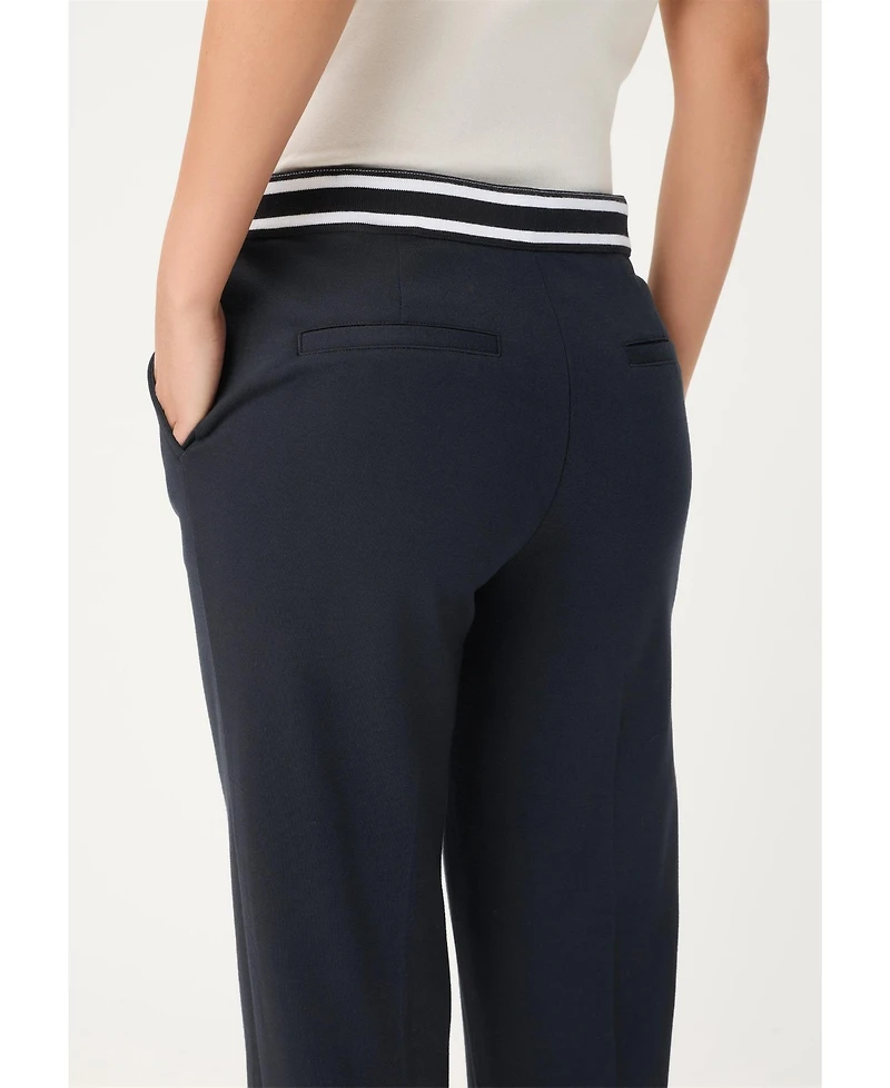 Olsen Women's Punto di Roma Pull-On Knit Pant