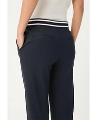 Olsen Women's Punto di Roma Pull-On Knit Pant