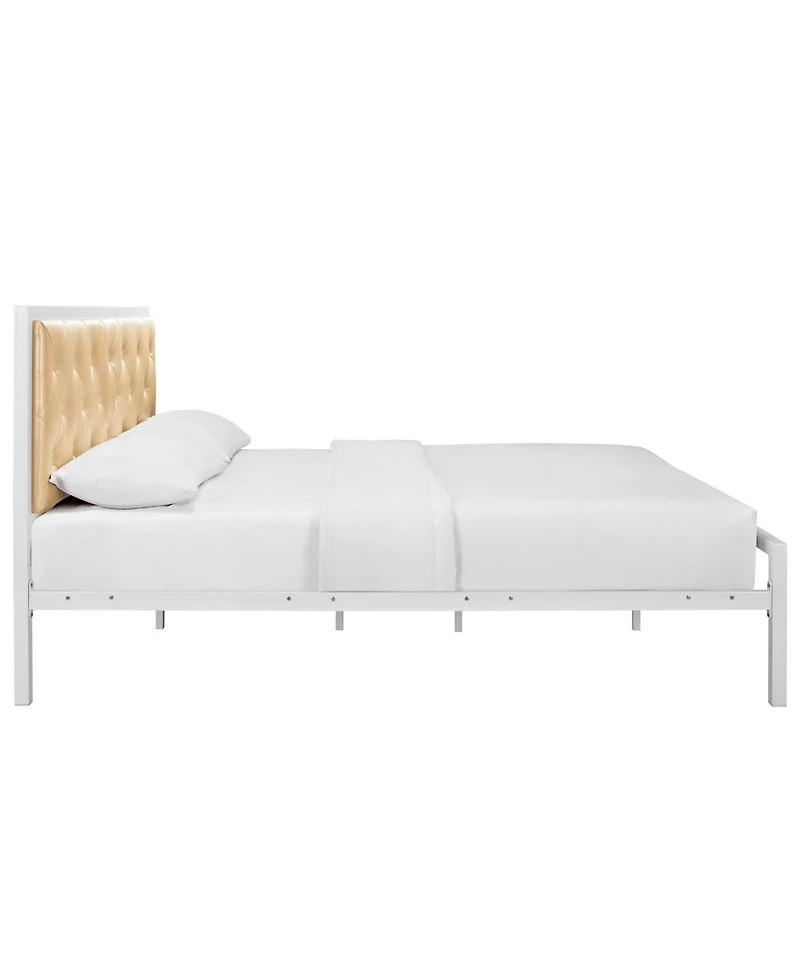Modway Mia Vinyl Queen Bed