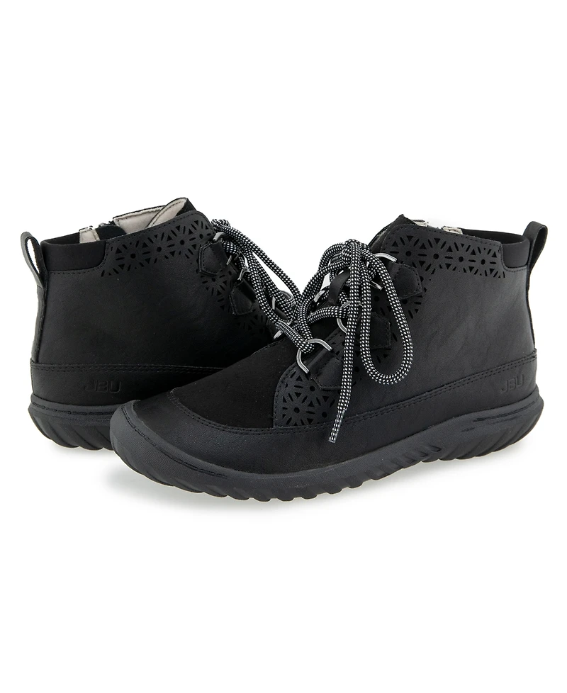 Jbu Women's Roxanne Water-Resistant Casual Lace-Up Boots