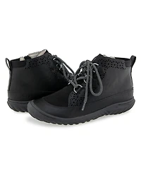 Jbu Women's Roxanne Water-Resistant Casual Lace-Up Boots