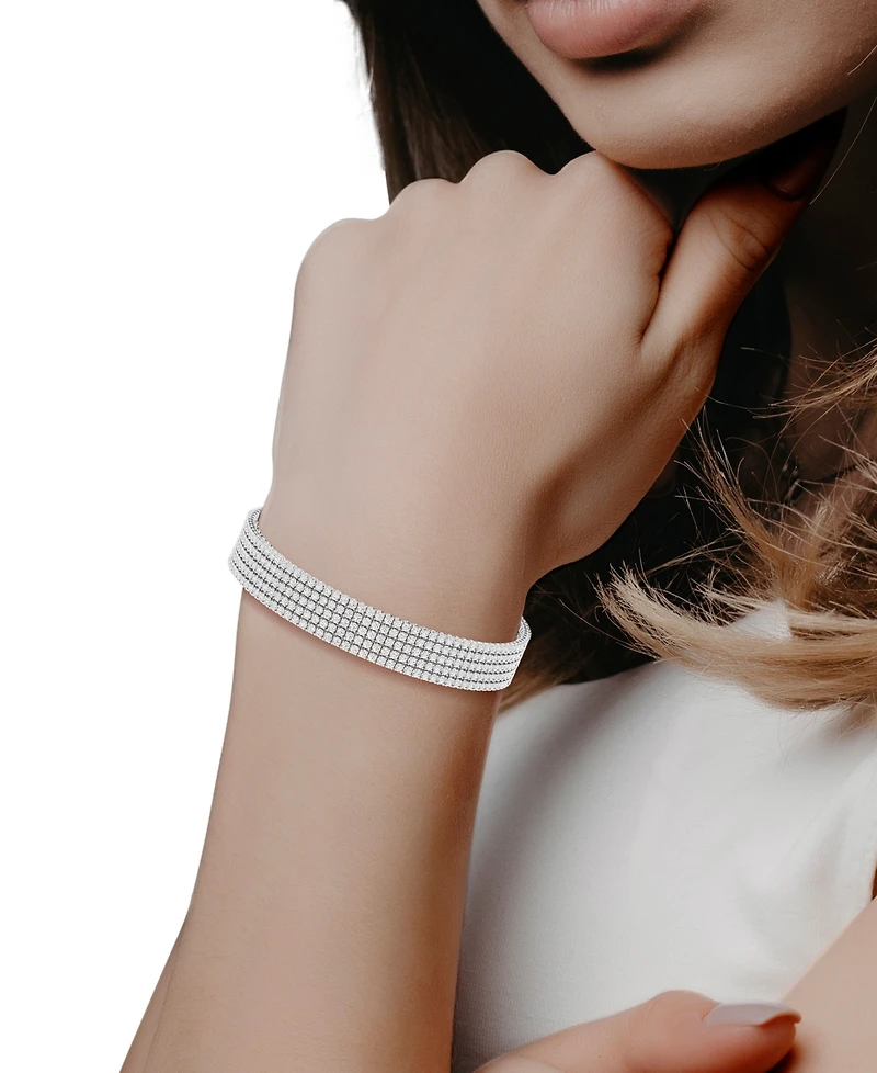 Macy's Lab-Grown Diamond Bracelet (5 ct. t.w.) in 14k White Gold