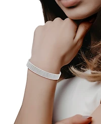 Macy's Lab-Grown Diamond Bracelet (5 ct. t.w.) in 14k White Gold