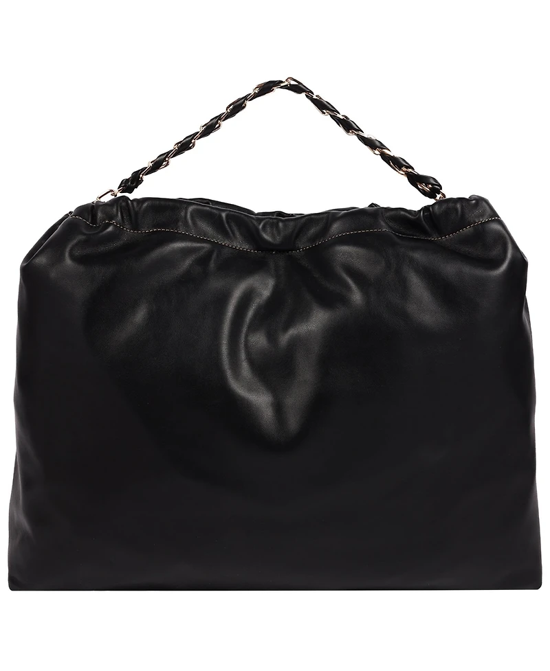 True Religion Women's Vintage Chain Soft Hobo Bag