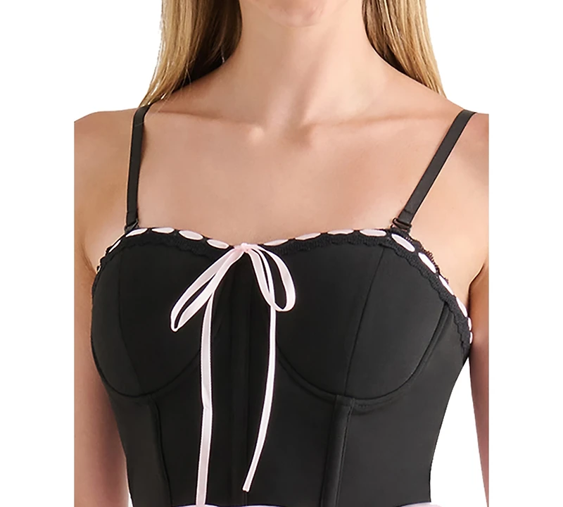 Betsey Johnson Juniors' Sweetheart Tiered Mini Dress