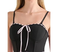 Betsey Johnson Juniors' Sweetheart Tiered Mini Dress