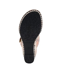 L'Artiste Women's Spring Step Coverup Sandal with Stitch-to-Sole Construction