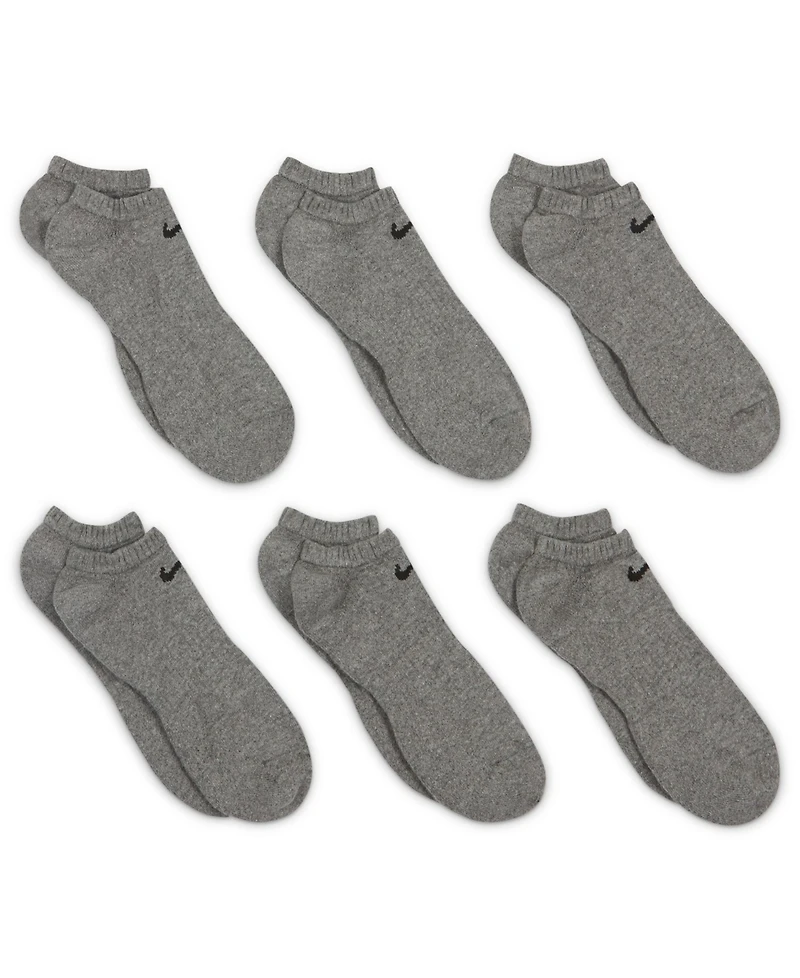 Nike Men's Cotton No-Show Socks 6-Pack