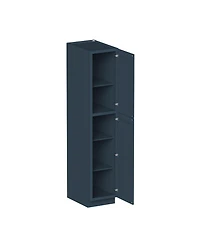 Boyel Living 90 Inch Hight. Pantry Cabinet 2 Doors 4 Shelves, Kitchen with Solid Wood Frame, Soft-Close Hinges