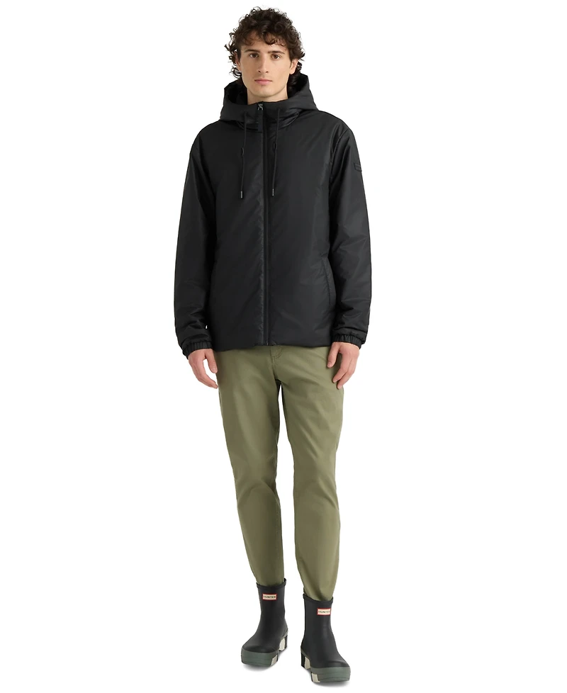 Hunter Men's Liam Zipper Front Hooded Rain Jacket