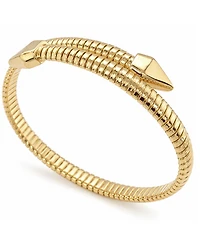 And Now This Cubic Zirconia Flexible Stretch Bypass Bracelet