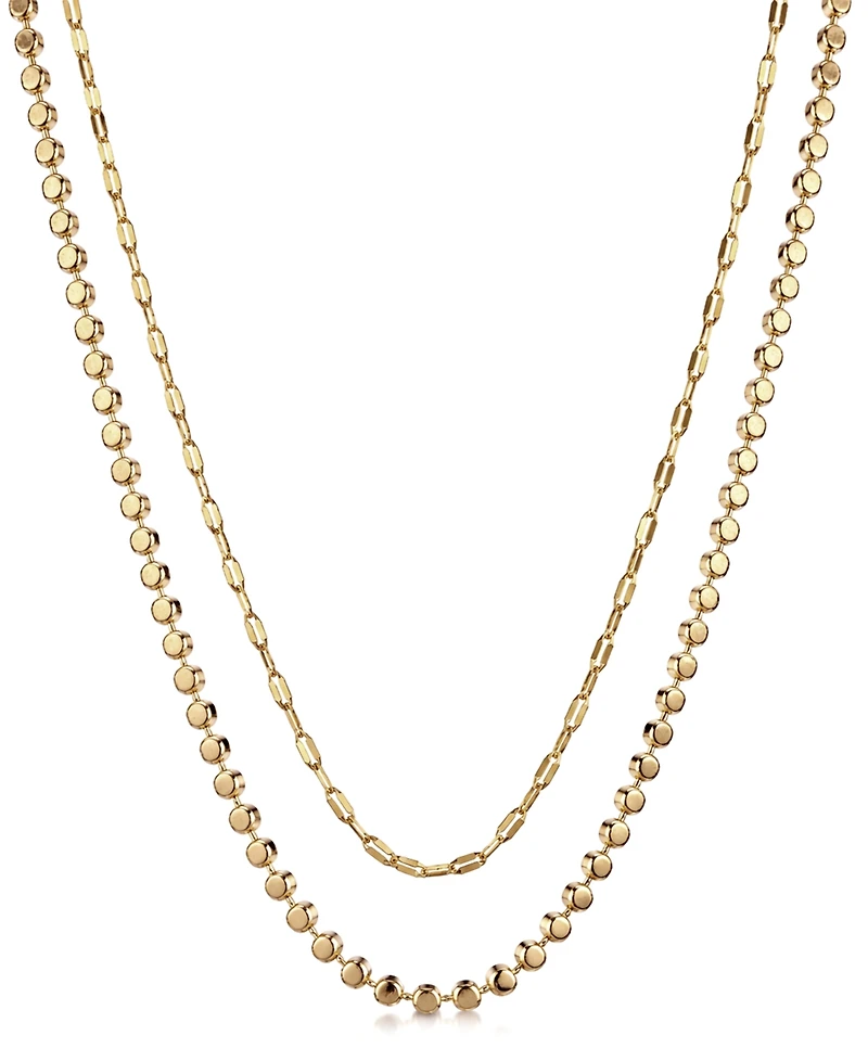 And Now This 18K Gold Plated Layered Necklace