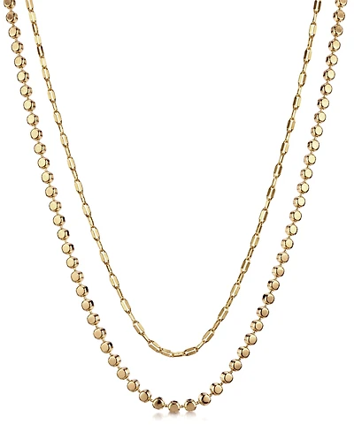 And Now This 18K Gold Plated Layered Necklace