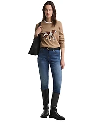 Barbour Women's Fareham Intarsia Crewneck Sweater