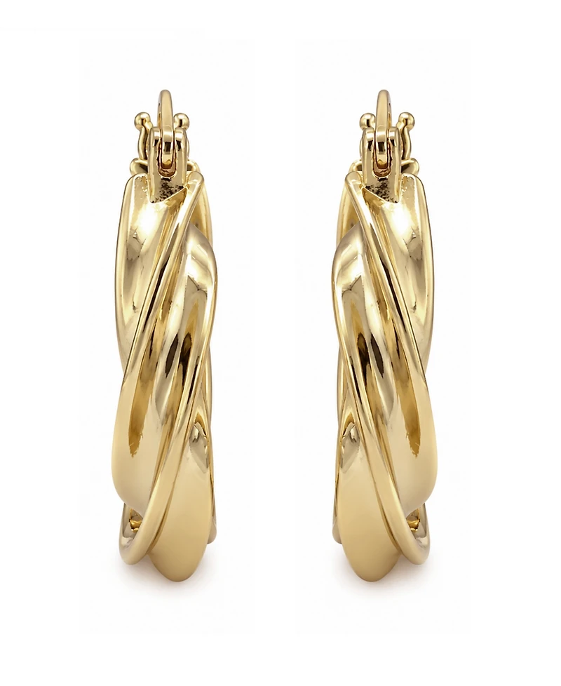 And Now This Twisted Hoop Earrings