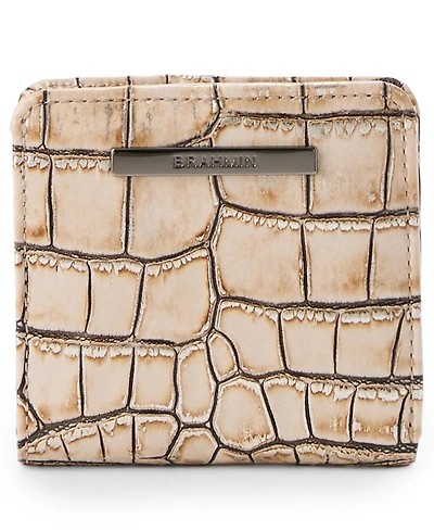 Brahmin Jane Leather Fossilized Shale Wallet