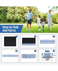 Piscifun Extra Large 3 Layer Waterproof Picnic Blanket Portable Sandproof Machine Washable Outdoor Mat