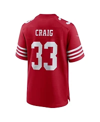 Nike Men's Roger Craig Scarlet San Francisco 49ers Team Retired Game Jersey