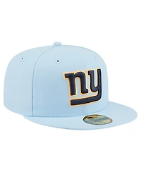 New Era Men's Coastal Blue York Giants 59FIFTY Fitted Hat