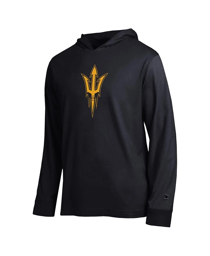 Champion Men's Black Arizona State Sun Devils Tonal All-Star Long Sleeve Hooded T-Shirt