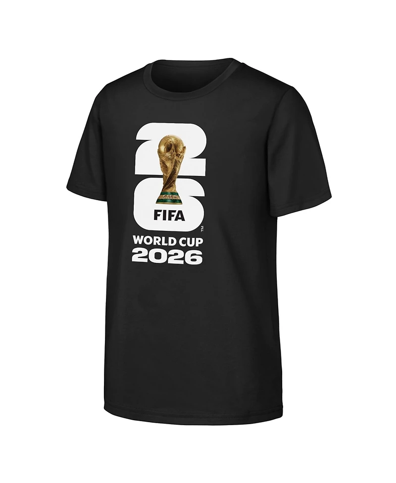 Outerstuff Big Boys and Girls Black Fifa World Cup 2026 Bracket T-Shirt