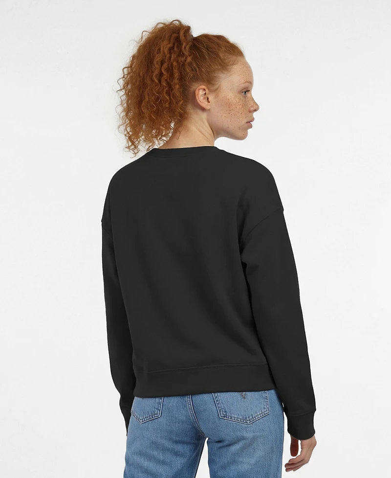 Champion Women's Black Carolina Hurricanes Wordmark Lockup Powerblend Sweatshirt