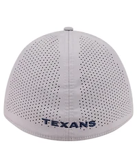 New Era Men's Gray Houston Texans 39THIRTY M-Crown Flex Fit Hat