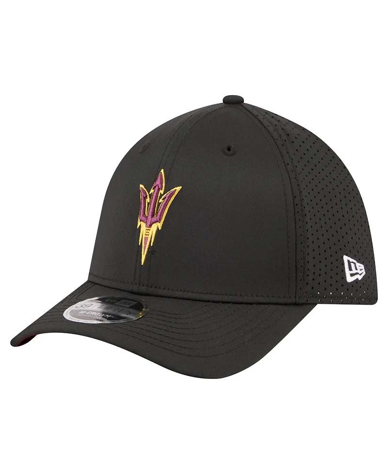 New Era Men's Black Arizona State Sun Devils 39THIRTY M-Crown Flex Fit Hat