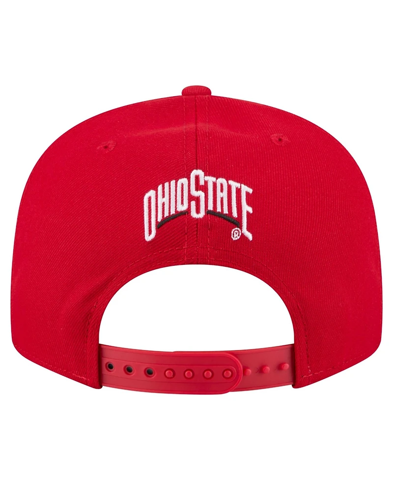 New Era Men's Scarlet Ohio State Buckeyes Go Team 9FIFTY Snapback Hat