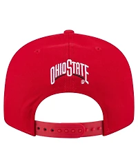 New Era Men's Scarlet Ohio State Buckeyes Go Team 9FIFTY Snapback Hat