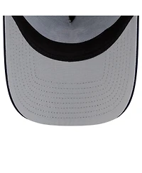 New Era Men's Navy Boston Red Sox Side Script 9FORTY A-Frame Trucker Adjustable Hat