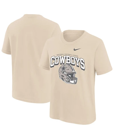 Nike Big Boys and Girls Natural Dallas Cowboys Easy Lane T-Shirt