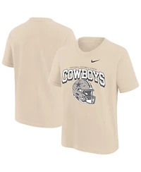 Nike Big Boys and Girls Natural Dallas Cowboys Easy Lane T-Shirt