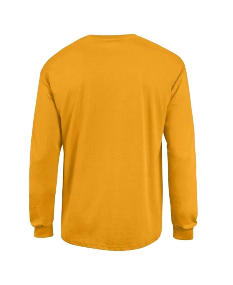Champion Men's Gold Green Bay Packers Arch Over Logo Long Sleeve T-Shirt