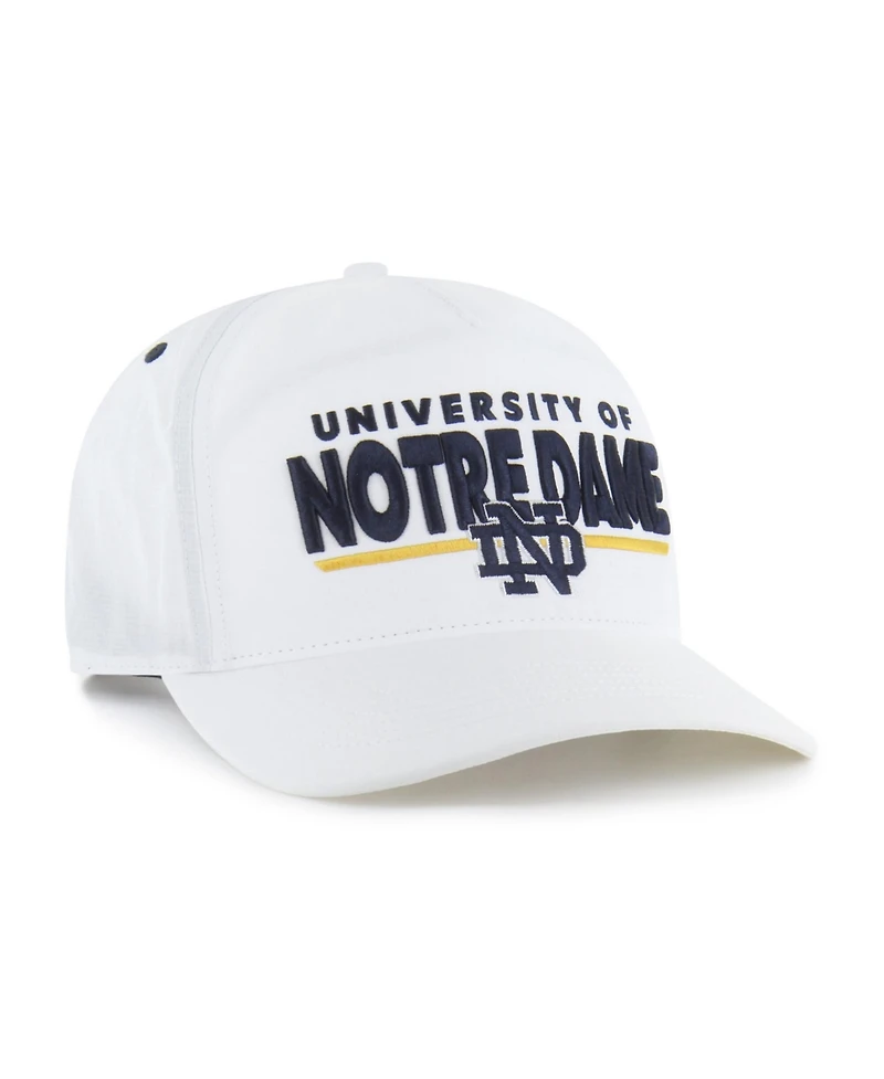 47 Brand Men's and Women's White Notre Dame Fighting Irish brrr° Expressway Hitch Adjustable Hat