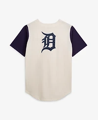 Fanatics Men's Cream Detroit Tigers Big Tall Full-Button Jersey