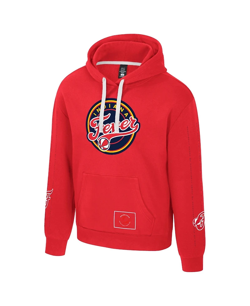 Stadium Essentials Men's and Women's Red Indiana Fever City Star Hoodie
