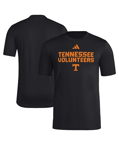 adidas Men's Black Tennessee Volunteers Wordmark Poly T-Shirt