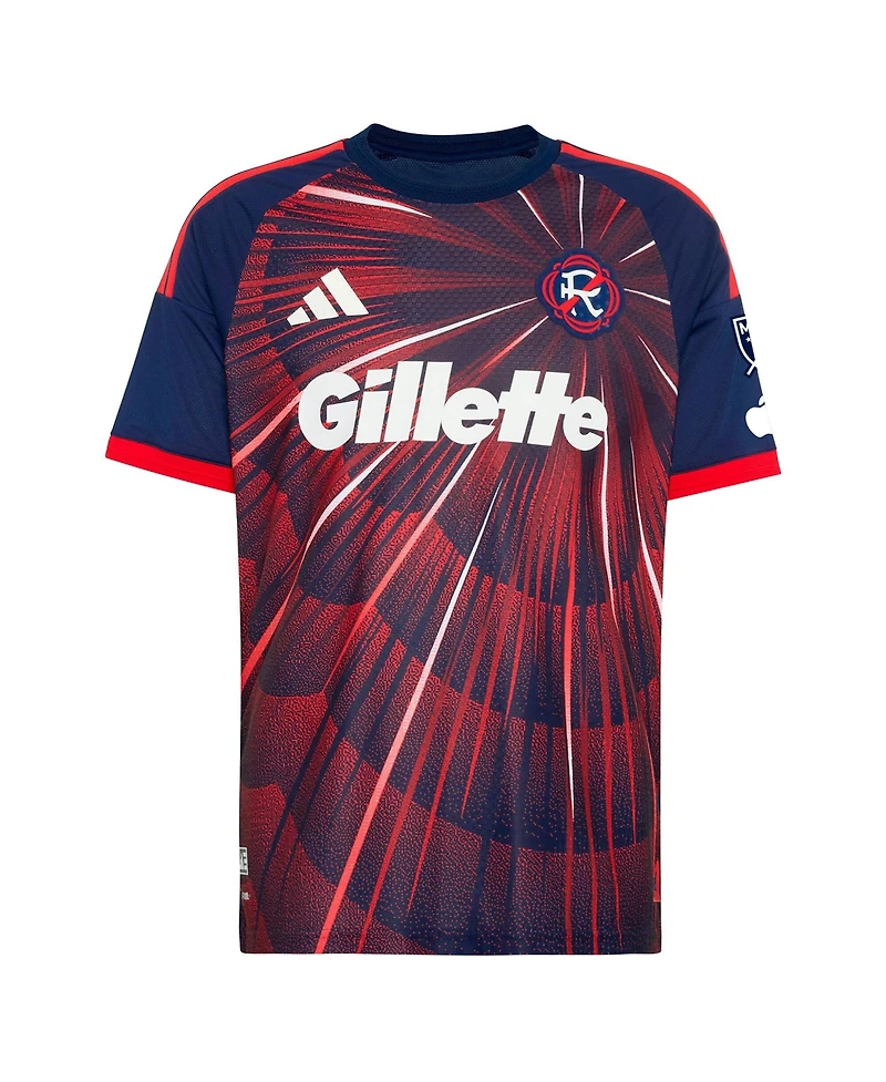Adidas Men's Carles Gil Blue New England Revolution 2026 Independence Day On-Field Authentic Patch Jersey