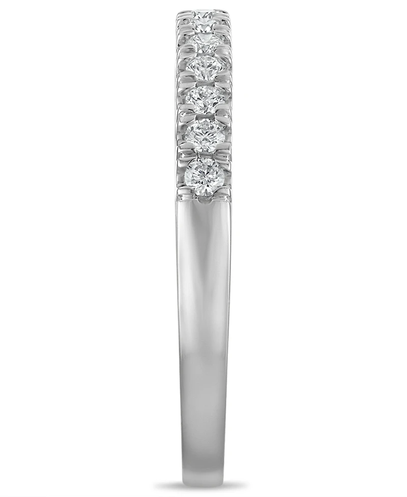 Diamond Pave Band (1/4 ct. t.w.) 14k White or Yellow Gold