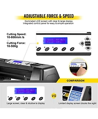 Sevorley 8-in-1 Heat Press Sublimation Machine with 53-inch Vinyl Cutter Plotter