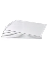 Sevorley Clear Polycarbonate Cutting Plates, 6-Pack for Die Cutting Machines