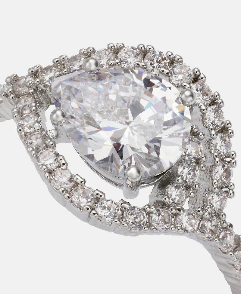 Lauren Ralph Lauren Cubic Zirconia Pear-Shape Orbital Statement Ring