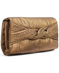 Donna Karan New York Grenadine Large Clutch Handbag