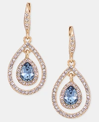 Givenchy Stone Pear-Shape Orbital Drop Earrings