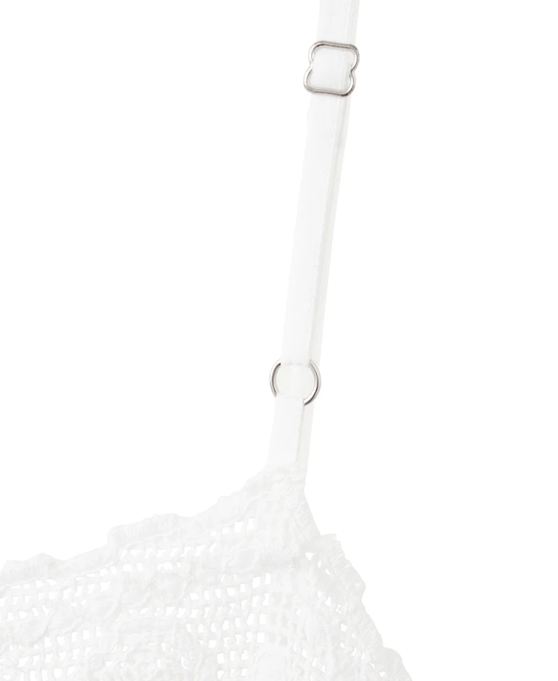 Mango Women's Crochet Scalloped-Hem Sundress
